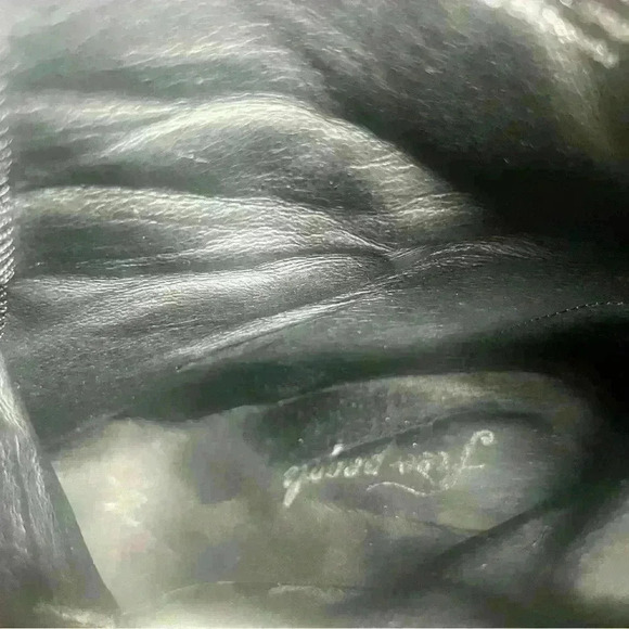 Free People Black Patent Leather Square toe Ankle Boot Retro US 9 - Picture 10 of 11